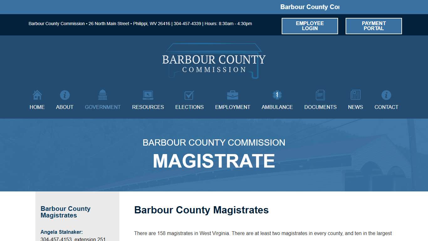 Magistrate Court -Barbour County, WV | Criminal Matters & Small Claims